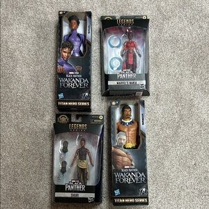 Marvel Legends Wakanda Forever Black Panther bundle NWT collectible superhero